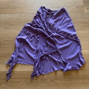 Free People Purple Slit Fairy Skirt